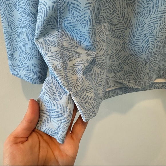 Women's Peter Millar Perth Printed Palm Quarter Zip Pull Over Large Golf Jacket - Picture 6 of 10